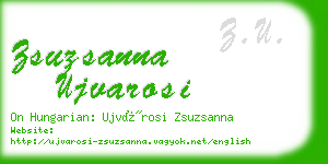 zsuzsanna ujvarosi business card